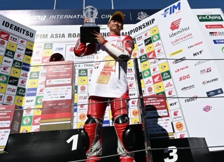 Photo of Pembalap Muda Terbaik Binaan AHM Juarai ARRC Bersama CBR250RR 
