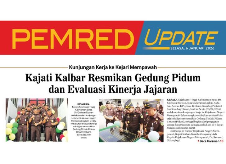 Photo of Kajati Kalbar Resmikan Gedung Pidum dan Evaluasi Kinerja Jajaran, Kunjungan Kerja ke Kejari Mempawah