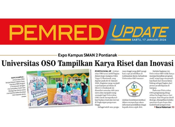 Photo of Universitas OSO Tampilkan Karya Riset dan Inovasi, Expo Kampus SMAN 2 Pontianak