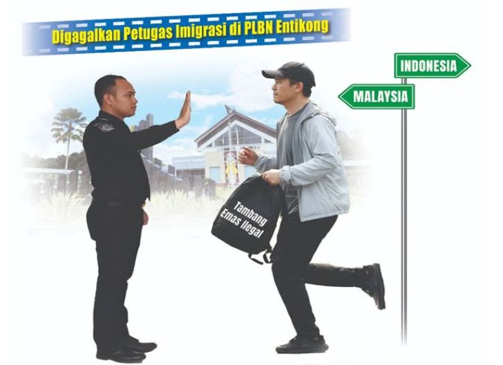 Photo of WNA Terdakwa Tambang Emas Ilegal Kabur, Digagalkan Petugas Imigrasi di PLBN Entikong