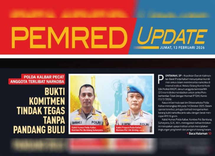 Photo of Polda Kalbar Pecat Anggota Terlibat Narkoba: Bukti Komitmen Tindak Tegas Tanpa Pandang Bulu