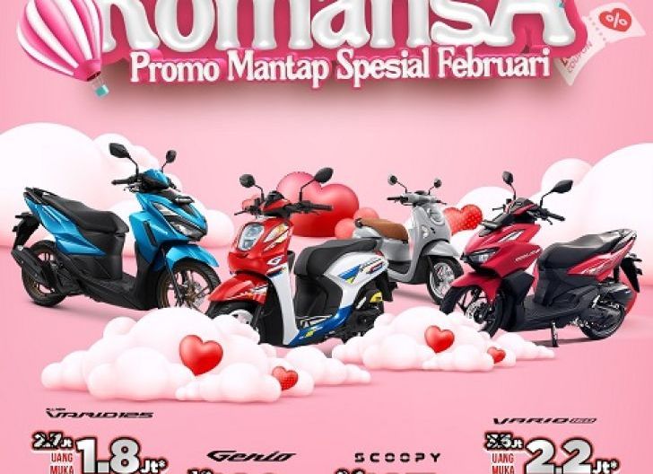 Photo of Banyak Tawaran Menarik, Februari Penuh Romansa Motor Honda untuk Konsumen di Kota Singkawang