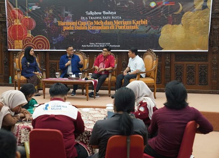 Photo of Dorong Harmoni Cap Go Meh dan Meriam Karbit Jadi Ikon Baru Pontianak, Talk Show Budaya Dua Tradisi Satu Kota