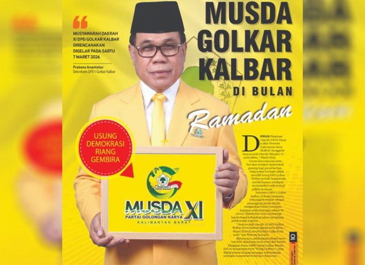 Photo of Musda Golkar Kalbar di Bulan Ramadan, Usung Demokrasi Riang Gembira