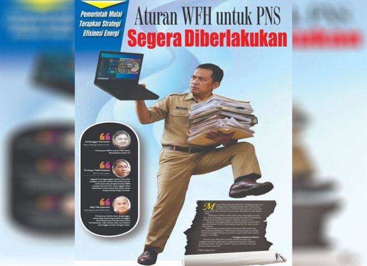 Photo of Aturan WFH untuk PNS Segera Diberlakukan, Pemerintah Mulai Terapkan Strategi Efisiensi Energi