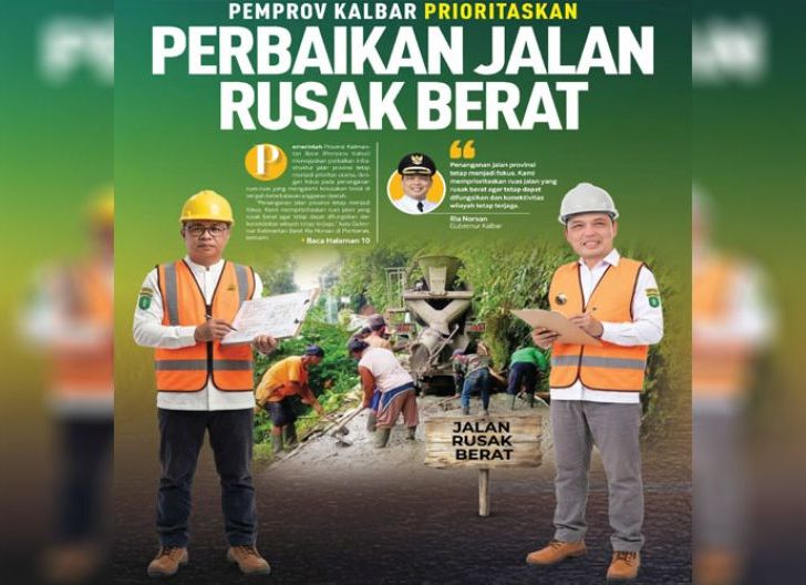 Photo of Pemprov Kalbar Prioritaskan Perbaikan Jalan Rusak Berat