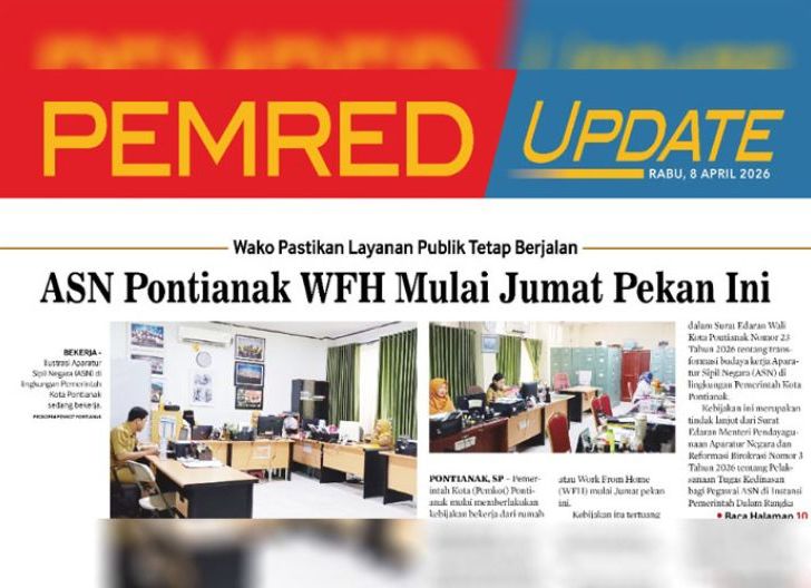Photo of ASN Pontianak WFH Mulai Jumat Pekan Ini, Wako Pastikan Layanan Publik Tetap Berjalan