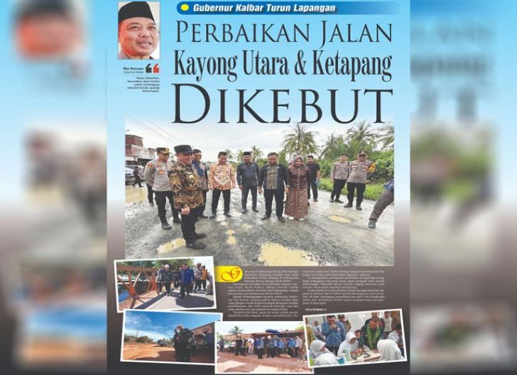 Photo of Perbaikan Jalan Kayong Utara dan Ketapang Dikebut, Gubernur Kalbar Turun Lapangan