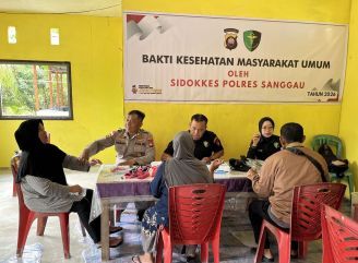 Bhakti Kesehatan Polres Sanggau, Solusi Akses Layanan Medis bagi Warga