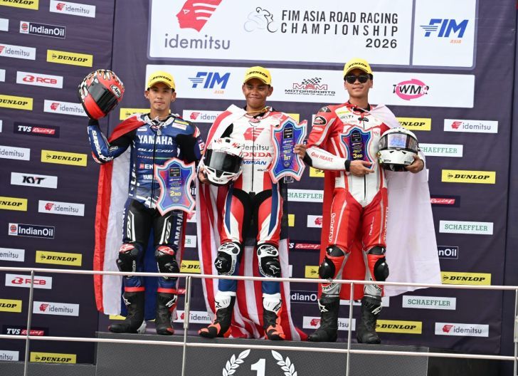 Photo of Tampil di ARRC Sepang, Aksi Kencang Pembalap Astra Honda Berbuah Podium Utama  
