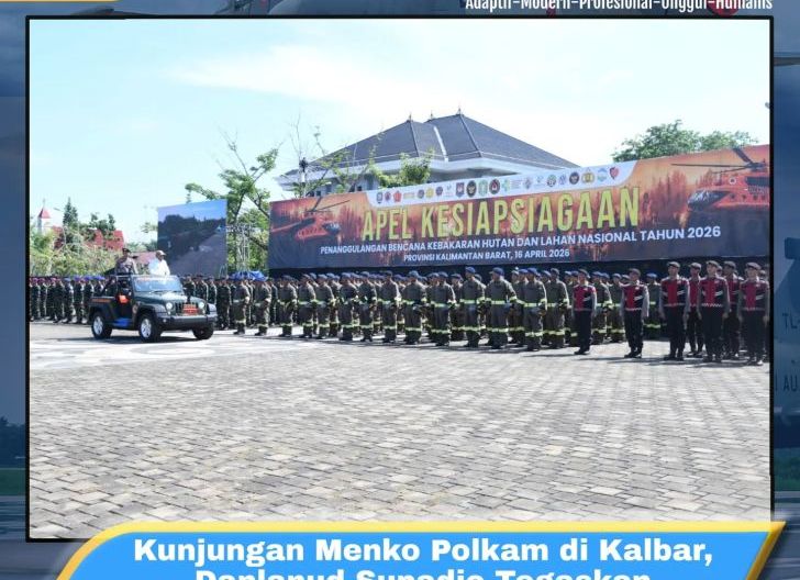 Photo of Kunjungan Menko Polkam di Kalbar, Danlanud Supadio Tegaskan Kesiapsiagaan Hadapi Karhutla