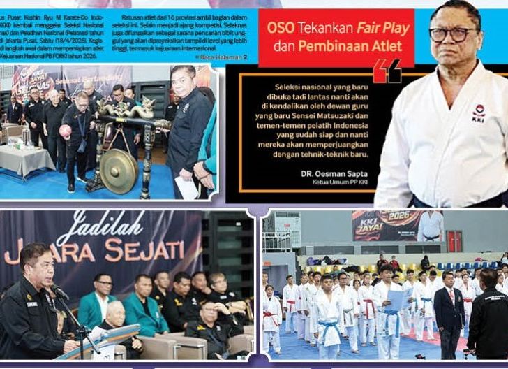 Photo of KKI Gelar Seleknas dan Pelatnas 2026, OSO Tekankan Fair Play dan Pembinaan Atlet