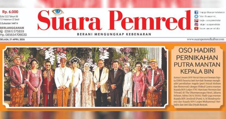 OSO Hadiri Pernikahan Putra Mantan Kepala BIN