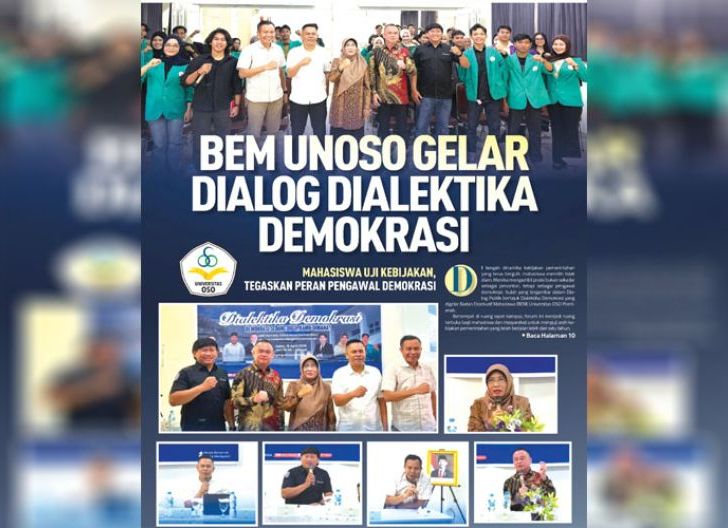 Photo of BEM UNOSO Gelar Dialog Dialektika Demokrasi, Mahasiswa Uji Kebijakan, Tegaskan Peran Pengawal Demokrasi