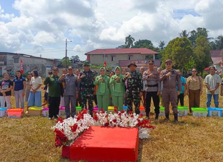 Photo of TMMD Reguler Ke-128 Kodim 1201/Mempawah Resmi Dibuka di Desa Sepang