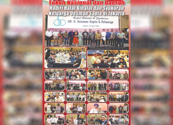 Photo of Hangatnya Halal Bihalal di Kediaman OSO, Merajut Persaudaraan Tokoh Bangsa, Dihadiri Menteri hingga Tokoh Militer