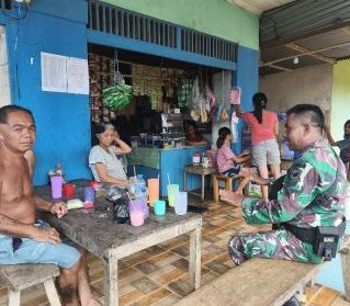 Satgas TMMD Kodim 1204/Sanggau Laksanakan Komunikasi Sosial di Dusun Onggok