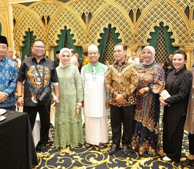 Gubernur Kalbar, Ria Norsan dan Istri Hadiri Halal Bihalal dan Syukuran di Kediaman OSO