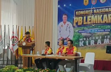 Paman Birin Terpilih Aklamasi, Shihan Kornelis Wakili Lemkari Kalbar Hadiri Kongres Nasional PB Lemkari di Banjarmasin