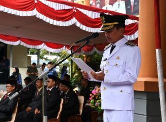 Pemkab Sintang Peringati Harotda, Damkar, Linmas dan Satpol PP