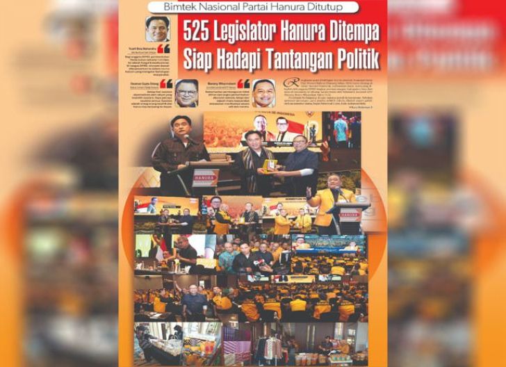 Photo of 525 Legislator Hanura Ditempa Siap Hadapi Tantangan Politik, Bimtek Nasional Partai Hanura Ditutup