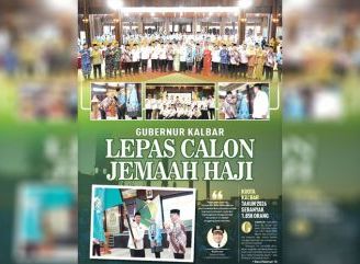 Gubernur Kalbar Lepas Calon Jemaah Haji, Kuota Kalbar Tahun 2026 Sebanyak 1.858 Orang