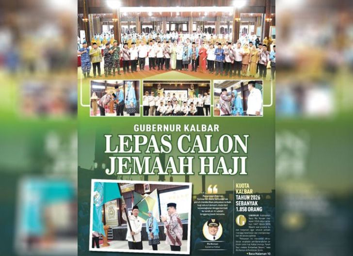 Photo of Gubernur Kalbar Lepas Calon Jemaah Haji, Kuota Kalbar Tahun 2026 Sebanyak 1.858 Orang