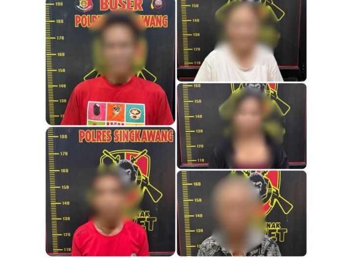 Photo of Polres Singkawang Amankan Lima Penjudi Remi Box