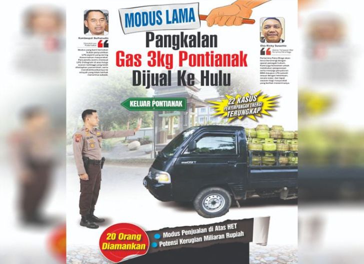 Photo of Pangkalan Gas 3kg Pontianak Dijual Ke Hulu, 22 Kasus Penyimpangan Energi Terungkap, Modus Penjualan di Atas HET, Potensi Kerugian Miliaran Rupiah