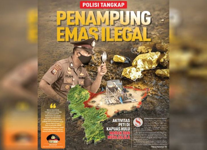 Photo of Polisi Tangkap Penampung Emas Ilegal, Aktivitas PETI di Kapuas Hulu Marak dan Merajalela