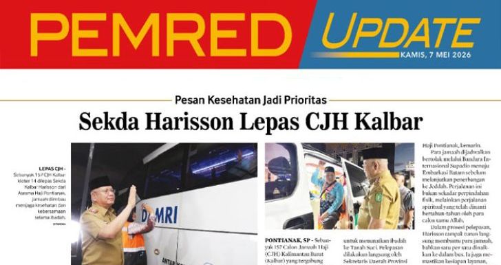 Sekda Harisson Lepas Calon Jamaah Haji Kalbar, Pesan Kesehatan Jadi Prioritas