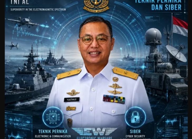 Photo of Putra Kalbar Sandang Bintang 1 TNI AL, Brigjen TNI (Mar) Yustinus Radiman Ditugaskan Hadapi Ancaman Electronic Warfare