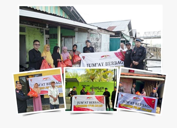 Photo of Konsisten Digelar, Jumat Berbagi Satbrimob Polda Kalbar Salurkan Bantuan untuk Masyarakat Kurang Mampu