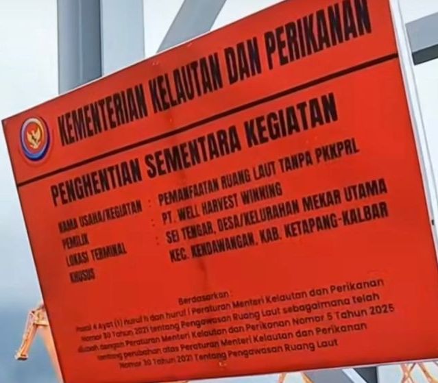 Izin Tak Lengkap, Tersus PT WHW Disegel KKP