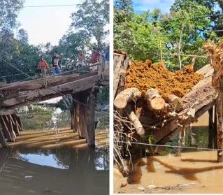 Warga Meliau Hilir Keluhkan Jembatan Temurak Belum Diperbaiki, Sudah Layangkan Surat Ke Bupati