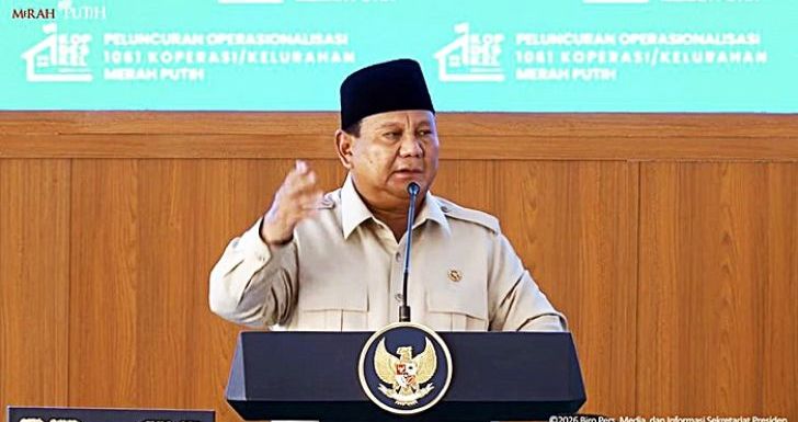 Prabowo Resmikan 1.061 Kopdes Merah Putih