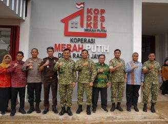 Hadiri Peresmian 1.061 Koperasi Merah Putih, Pangdam XII/Tpr: Perkuat Ekonomi Kerakyatan