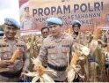 Bidpropam Polda Kalbar Bersama Polres Bengkayang Panen Raya Jagung