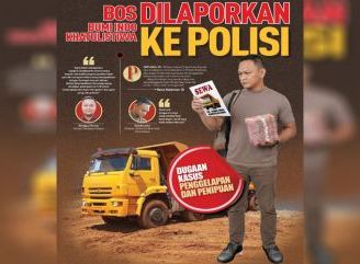 Bos Bumi Indo Khatulistiwa Dilaporkan ke Polisi, Dugaan Kasus Penggelapan dan Penipuan