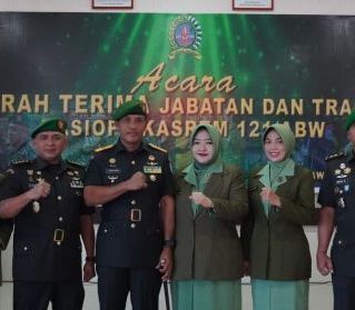 Danrem 121/Abw Pimpin Sertijab dan Tradisi Kasiops Kasrem 121/Abw