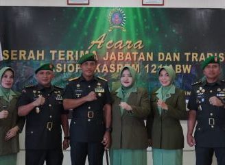 Danrem 121/Abw Pimpin Sertijab dan Tradisi Kasiops Kasrem 121/Abw