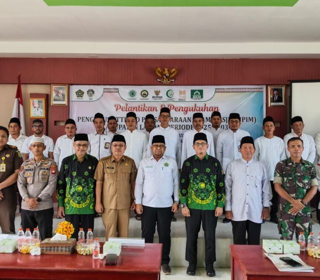 PD IPIM Kabupaten Landak Dikukuhkan, Dirangkai Pelatihan Imam Masjid hingga Fardu Kifayah