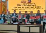 Photo of Polres Singkawang Amankan 9 Tersangka Judi Selama Operasi Pekat 2026