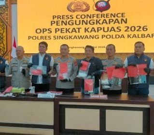 Polres Singkawang Penuhi Target Pengungkapan Kasus Selama Operasi Pekat 2026