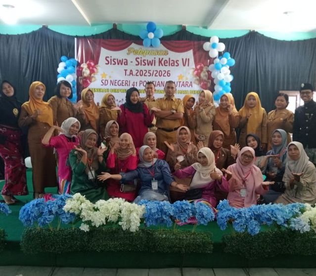 Generasi Berprestasi Siap Menyongsong Masa Depan, SD Negeri 41 Pontianak Utara Lepas Siswa Kelas VI
