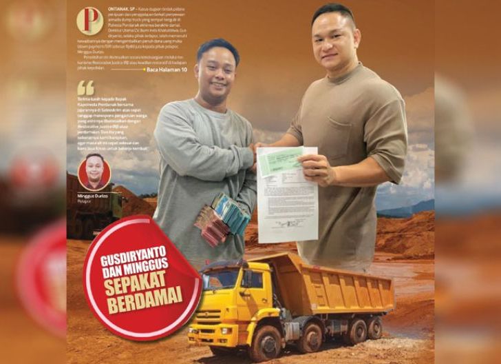 Photo of Polresta Pontianak Fasilitasi Restorative Justice, Gusdiryanto dan Minggus Sepakat Berdamai