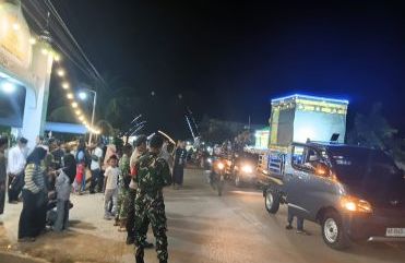 Jajaran Kodim 1210/Landak Monitoring Pawai Malam Idul Adha 1447 H 2026