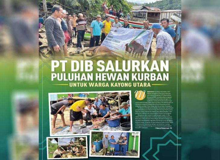 Photo of PT DIB Salurkan Puluhan Hewan Kurban untuk Warga Kayong Utara