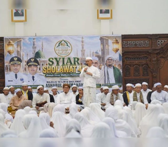 Wako Edi Ajak Warga Perkuat Silaturahmi Lewat Syiar Sholawat 40