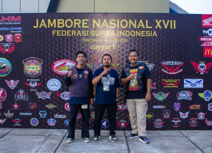 Photo of Supra Holic Club Sambas Turut Meriahkan Jambore Nasional Federasi Supra Indonesia Ke-17 di Pontianak